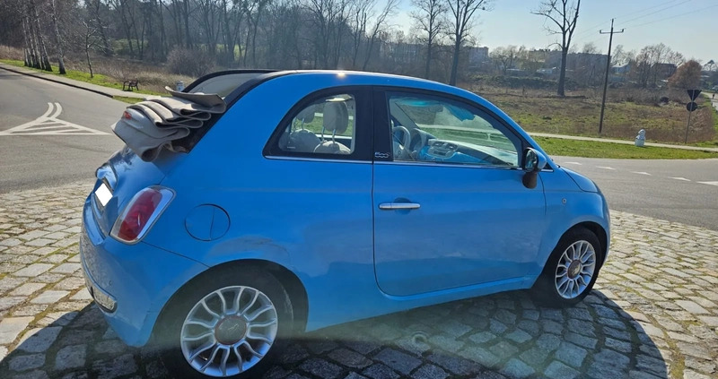 Fiat 500 cena 18900 przebieg: 122373, rok produkcji 2014 z Chodzież małe 781